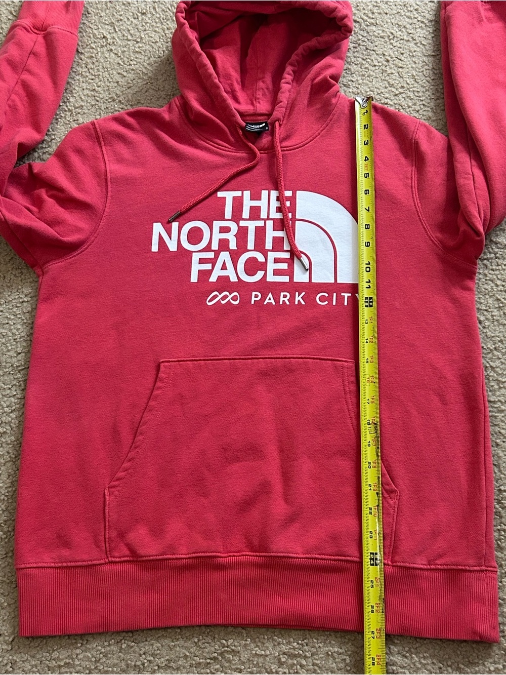 The North Face Men's Half Dome Pullover Park City Hoodie Red Medium - Picture 8 of 8